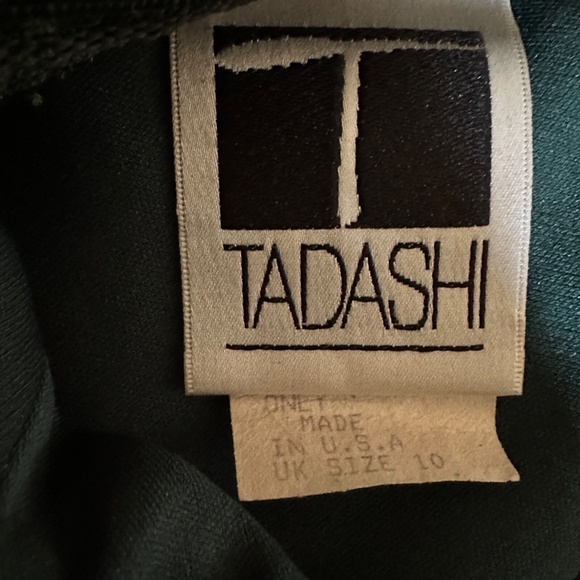 Women's Tadashi Spaghetti Strap Evening Gown, Size 8 - Picture 4 of 4